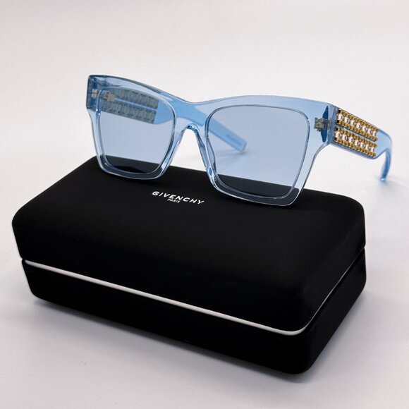NEW GIVENCHY GV40076I 84V BLUE WOMEN SUNGLASSES GIVENCHY - Picture 1 of 10